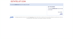 Desktop Screenshot of estatelist.com
